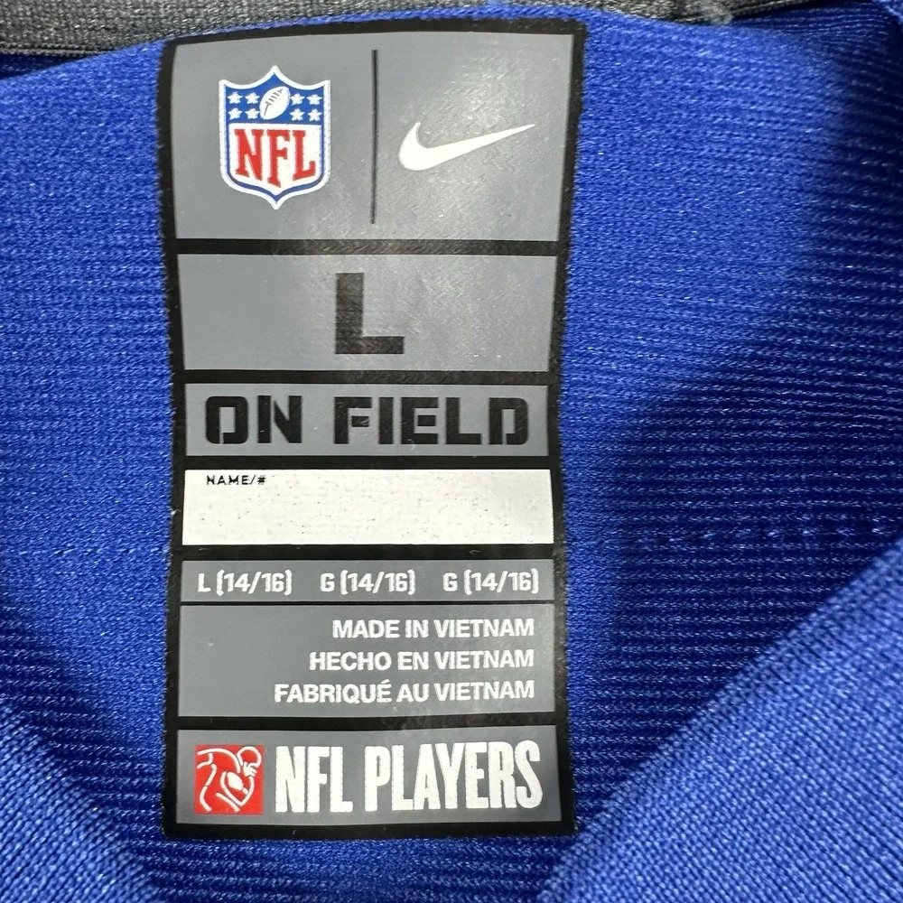 NY Giants Jersey Youth Large (14/16) Engram #88 Nike NFL On‎ Field Blue